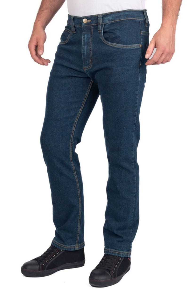 Goodyear Goodyear Men's Carpenter Stretch Denim Jeans in Blue - 1