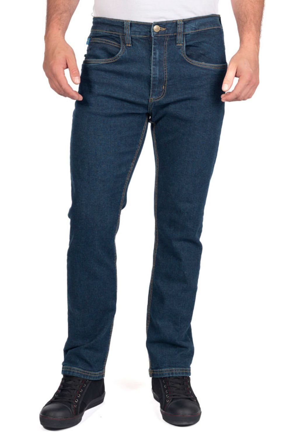 Goodyear Goodyear Men's Carpenter Stretch Denim Jeans in Blue - 2