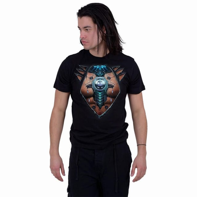 Spiral Spiral Men's CYBER SKIN - T-Shirt Black - 2