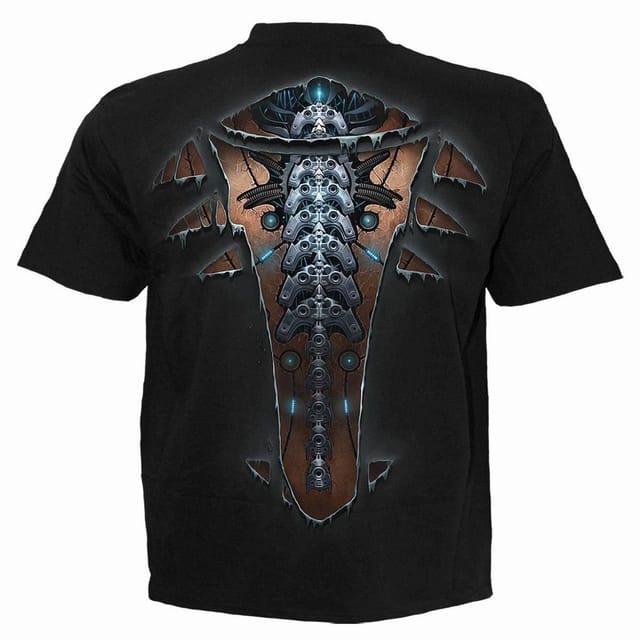 Spiral Spiral Men's CYBER SKIN - T-Shirt Black - 3