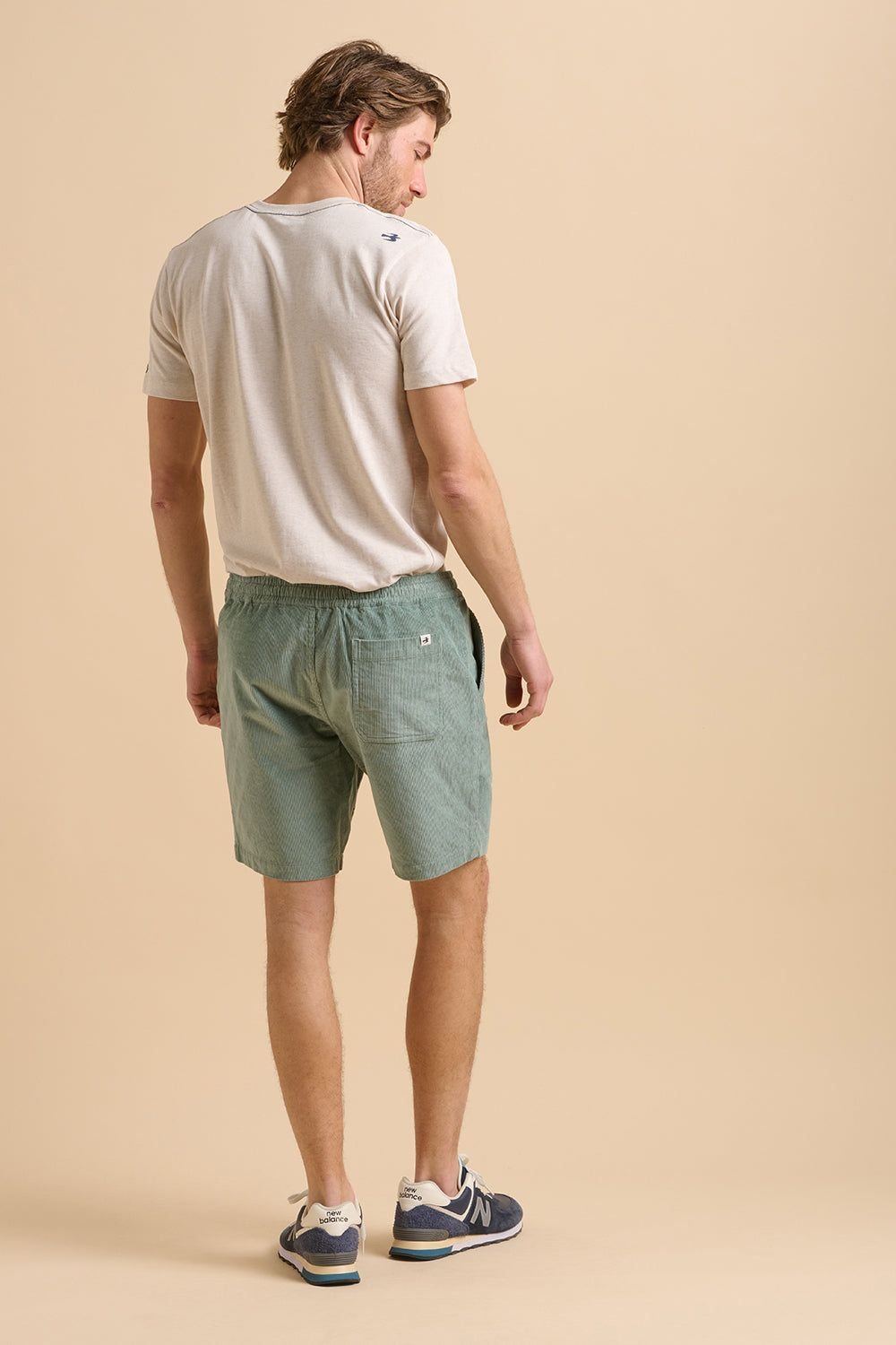 Brakeburn Brakeburn Men's Green Cord Shorts - 2