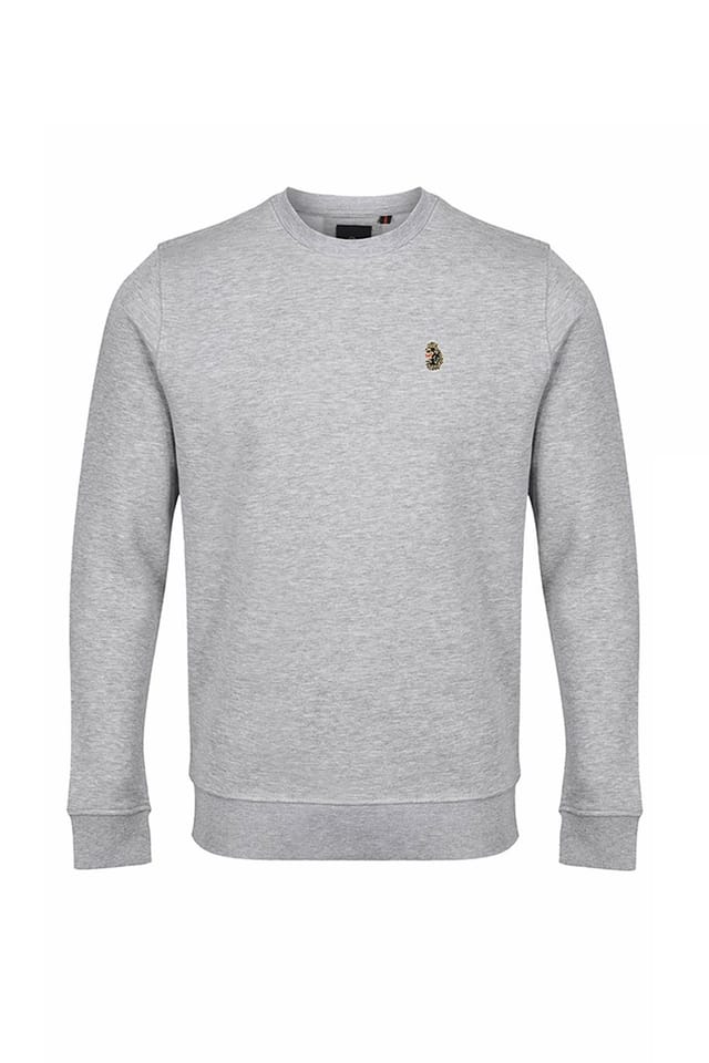 Luke 1977 Luke 1977 Men's London 1000 Crew Sweat in Mid Grey - 3