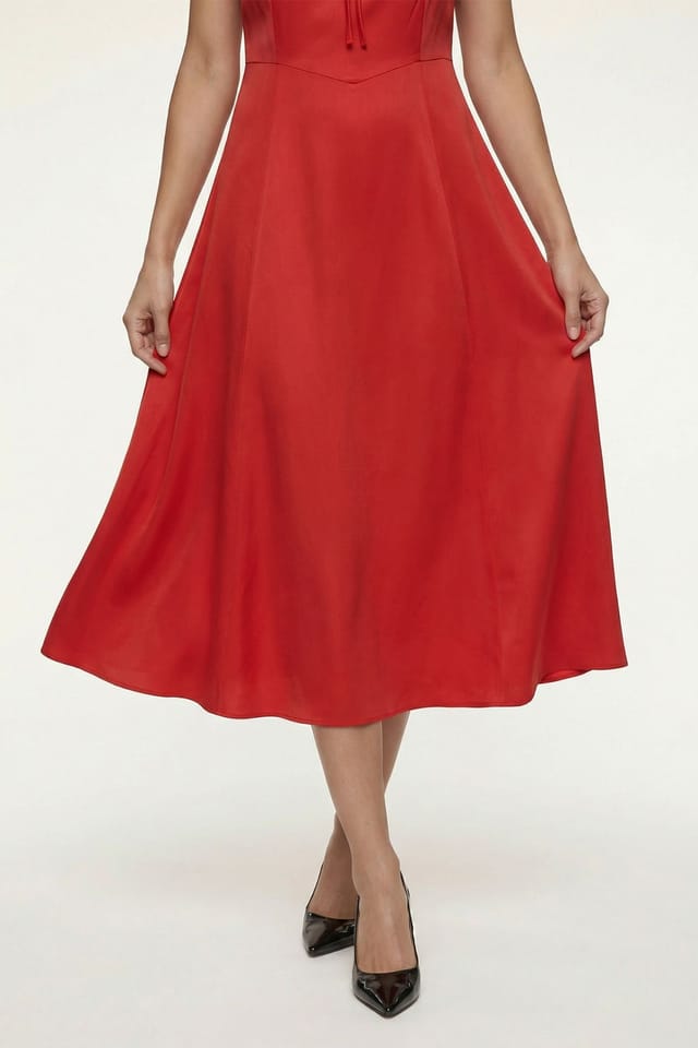 Lily and Lionel Lily and Lionel Women's Primrose Midi Dress in Red - 3