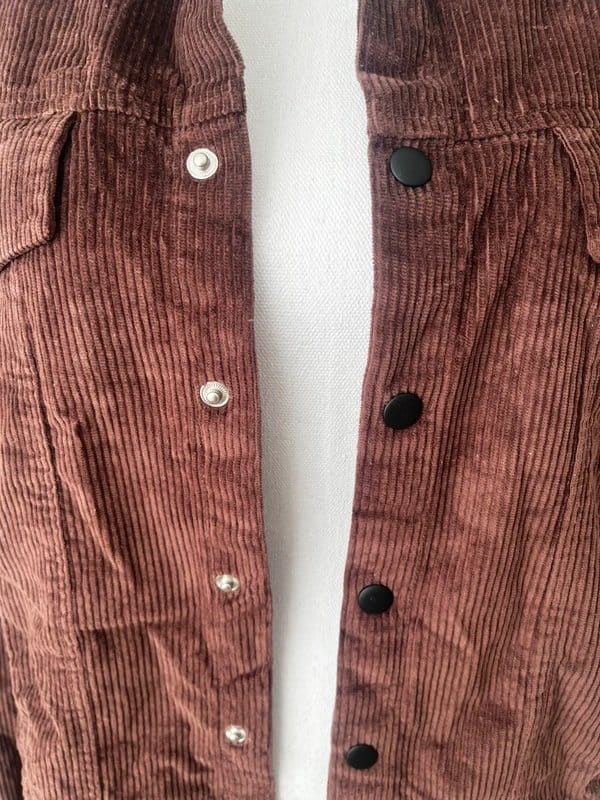 ASOS DESIGN Brown Corduroy Overshirt Jacket