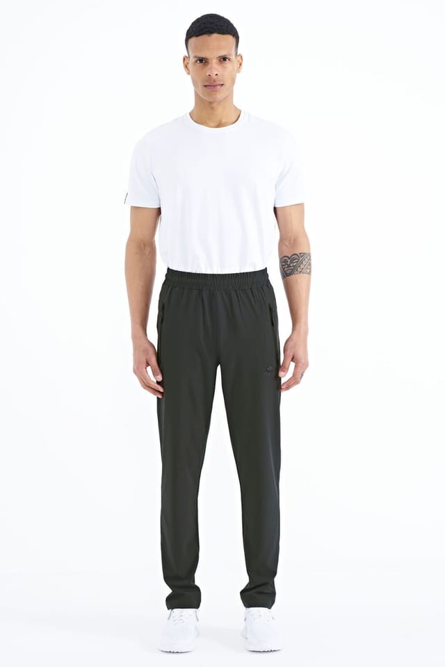 Tommy Life Tommy Life Men's Straight-Leg Pull-On Sweatpants in Dark Green - 3