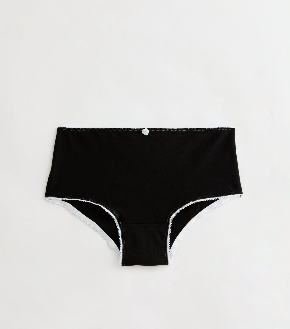 New Look Black Contrast Trim Short Boxer Briefs