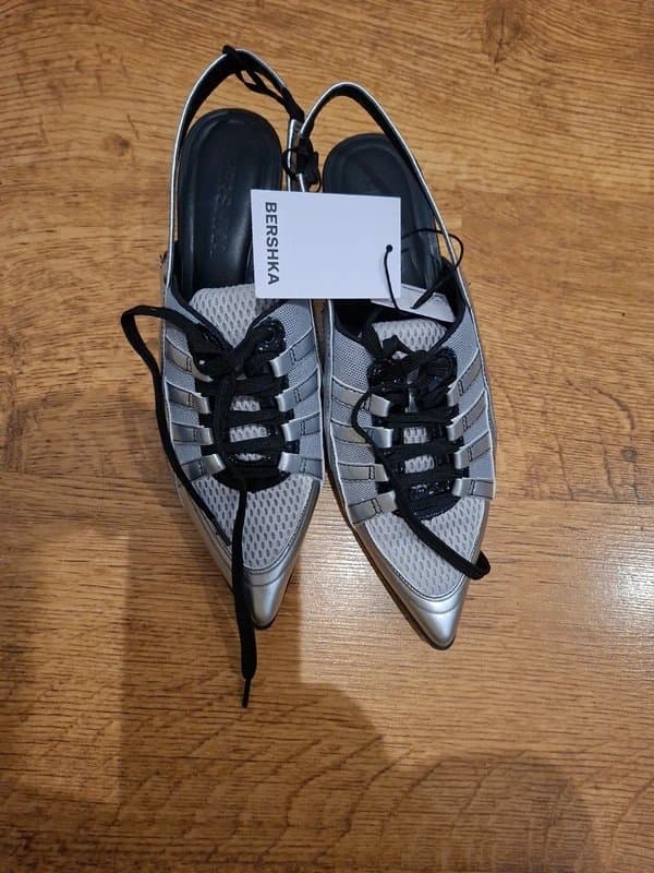 Bershka Beautiful silver unique shoes