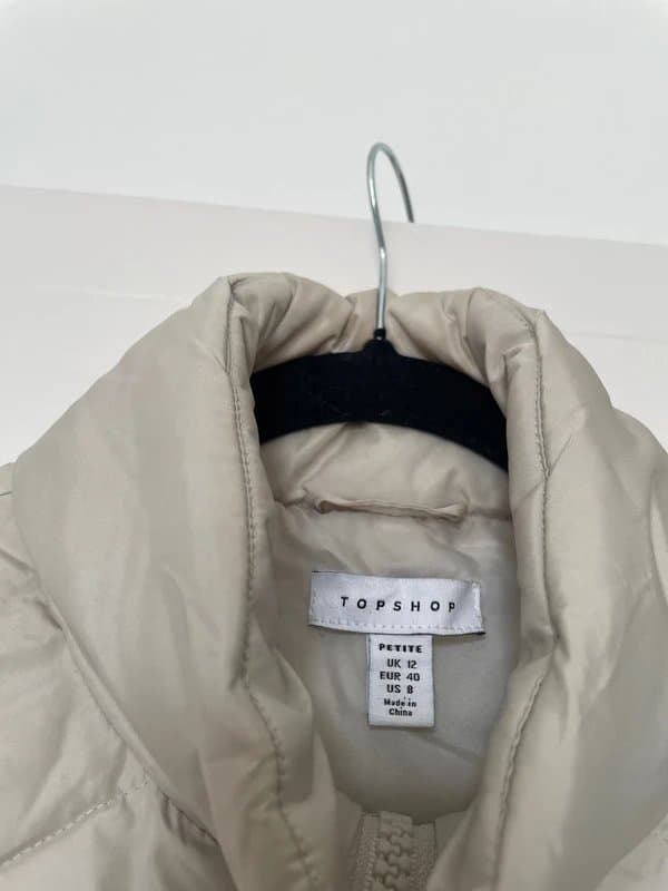 ASOS Topshop cream gilet