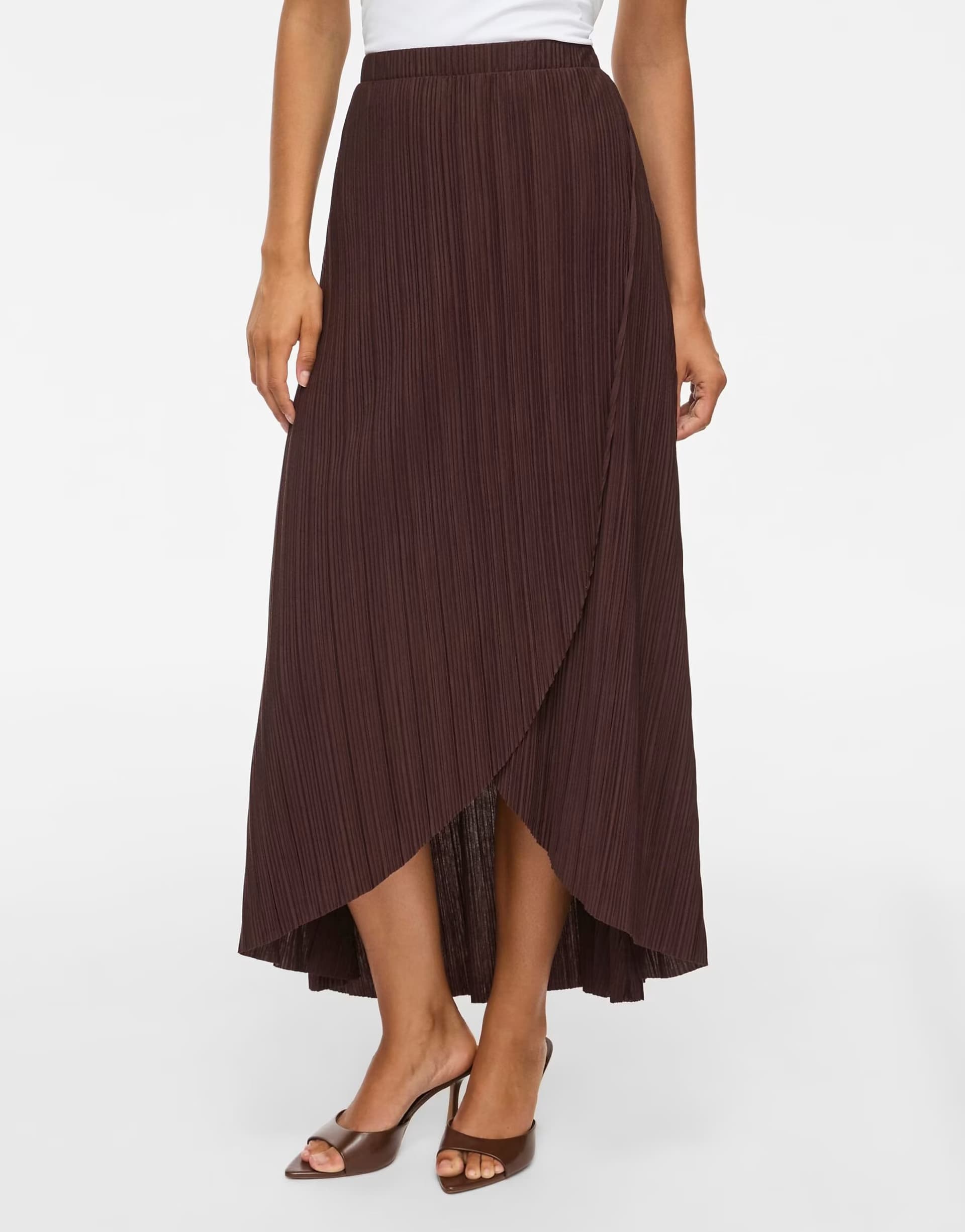 ASOS Vila Maxi skirt in coffee bean1