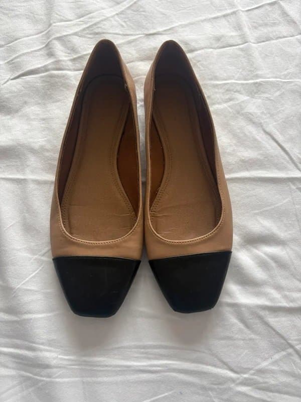 ASOS Design Contrast colour ballet flats