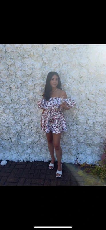 ASOS ASOS Luxe flowery playsuit