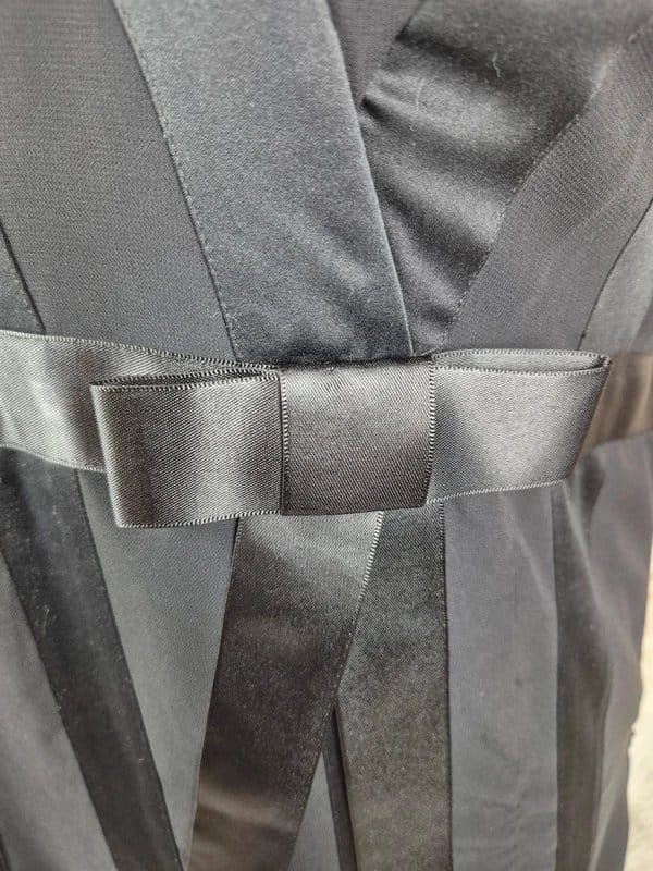Per Una Black Chiffon V-Neck Midi Dress