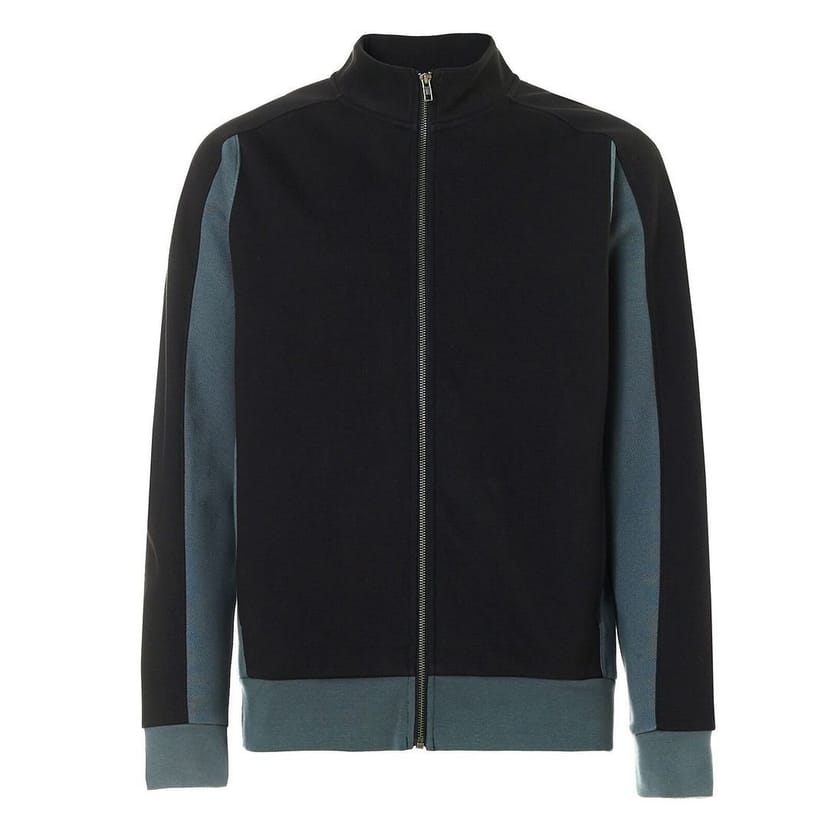 Oakley Oakley Men's Long Sleeve Zip Up Colorblock Track Jacket in Black - 1