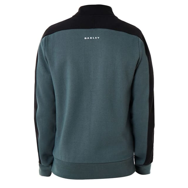 Oakley Oakley Men's Long Sleeve Zip Up Colorblock Track Jacket in Black - 2
