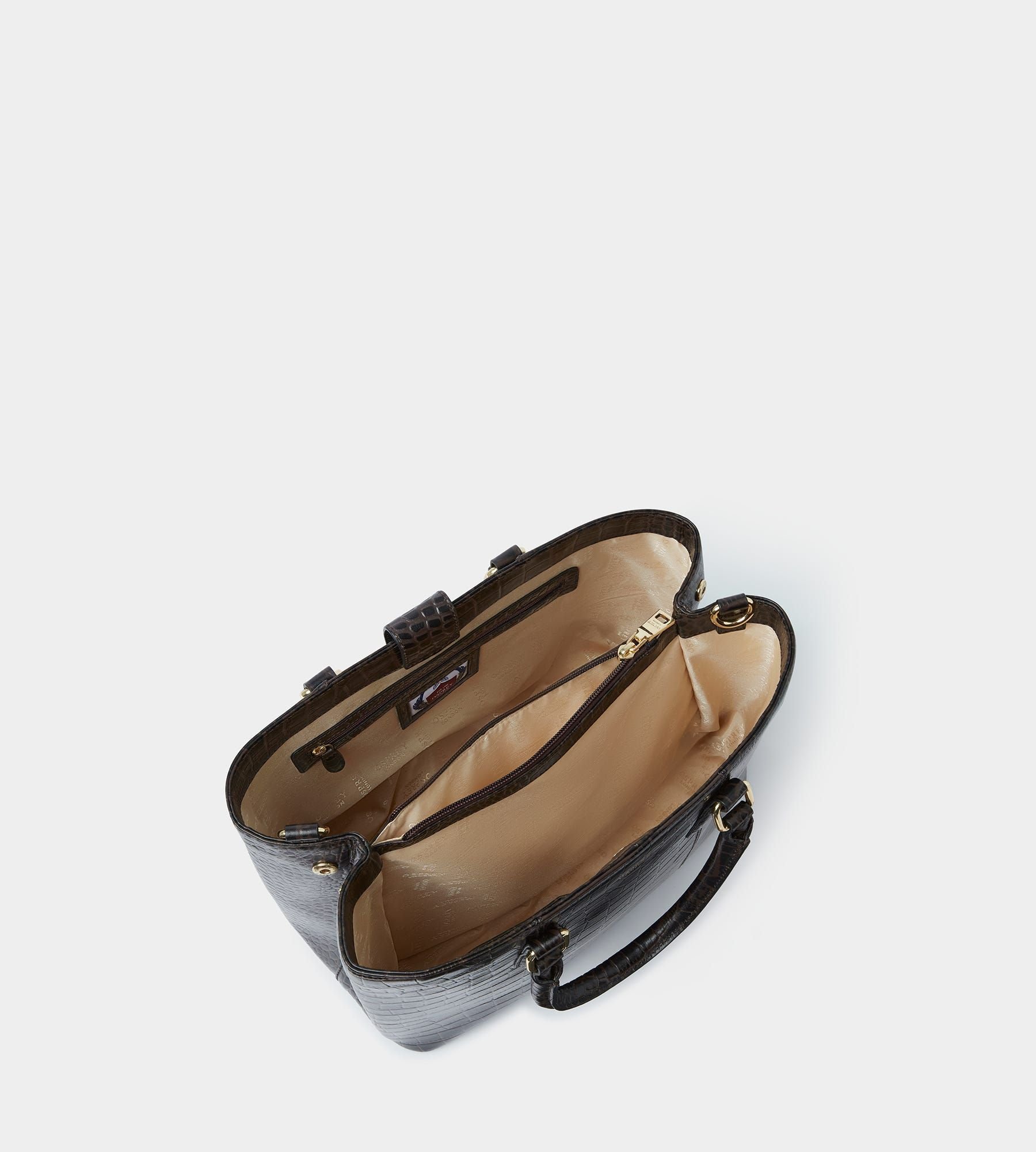 OSPREY LONDON OSPREY LONDON Women's The Adaline Leather Workbag in Chocolate - 4