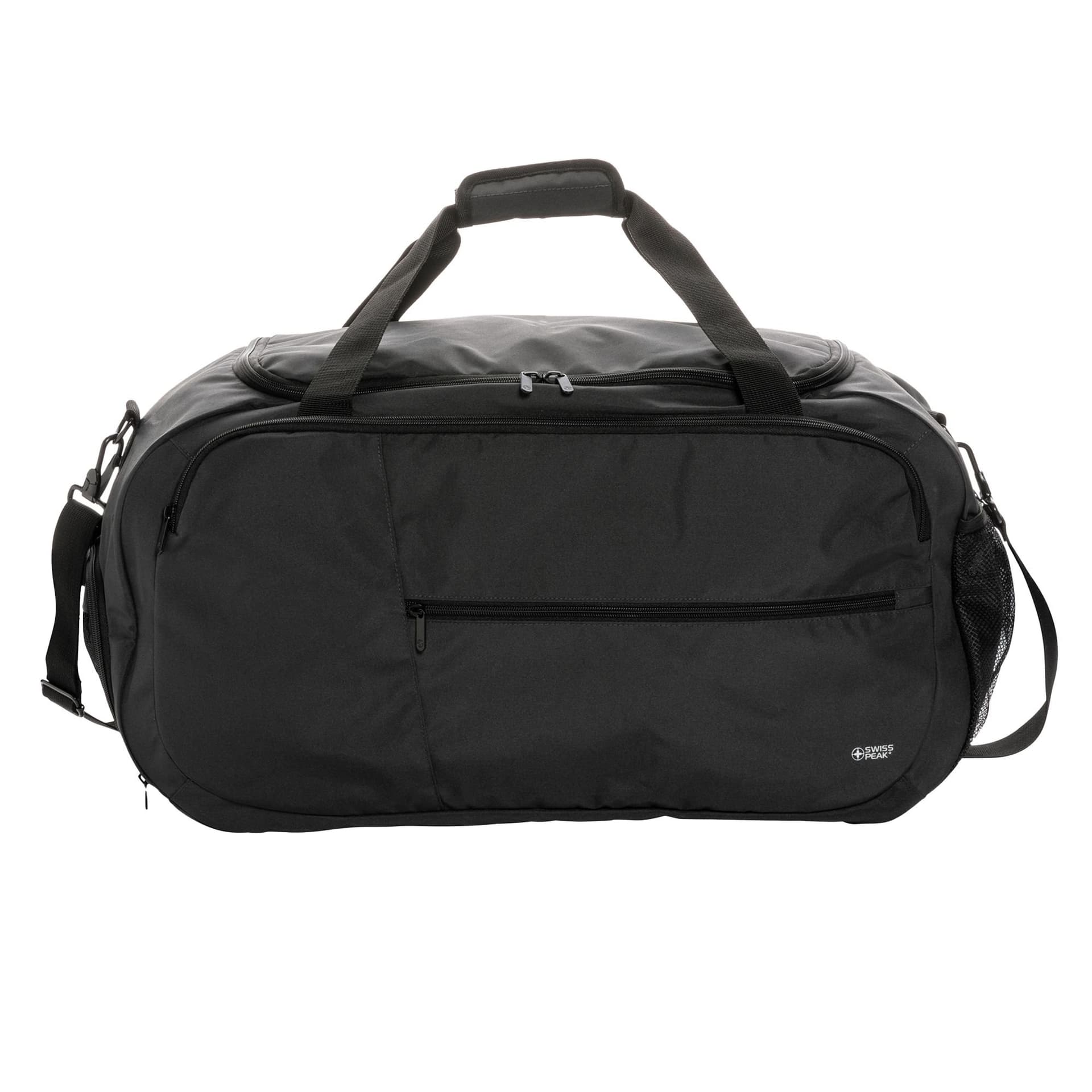 Swiss Peak Swiss Peak Men's Aware RPET 50L Duffle Bag in Black