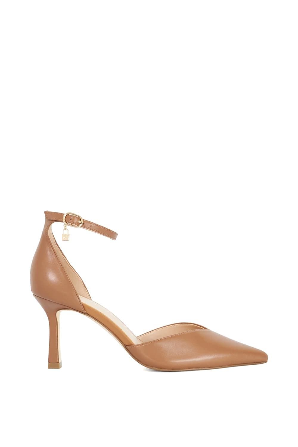 Dune London Dune London Women's 'Clarabelle' Leather Court Shoes in Tan