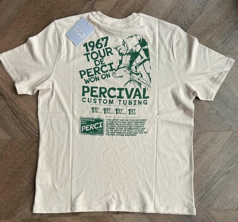 Percival 1967 Tour de France Tee in Cream
