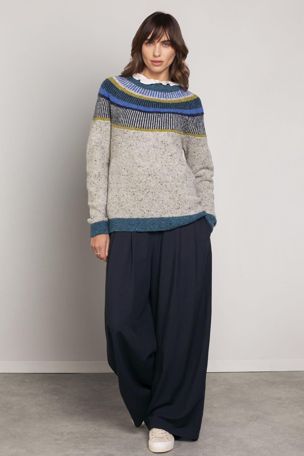 Celtic & Co Celtic & Co Turquoise Donegal Wool Sweater