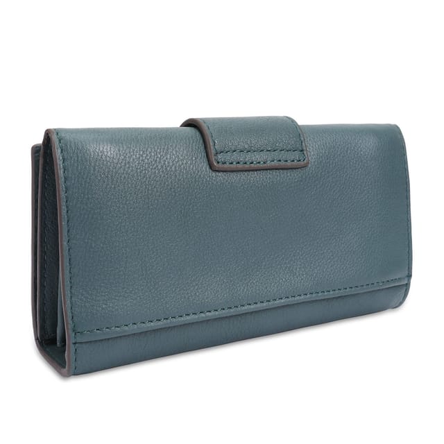 Paul Costelloe Paul Costelloe Women's Alto Leather Purse in Dark Green - 2