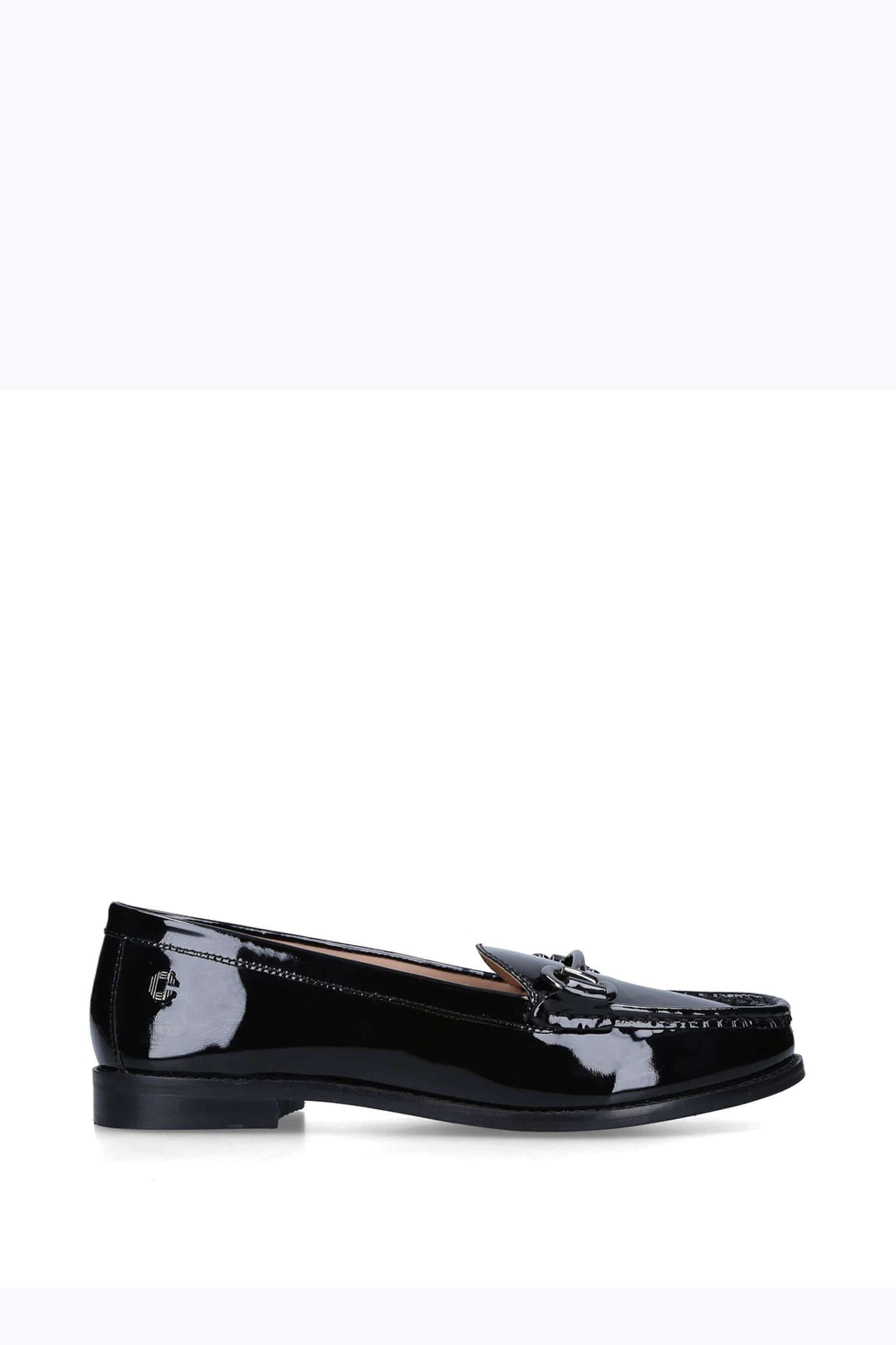 Carvela Carvela Women's 'Snap' Leather Patent Flats in Black