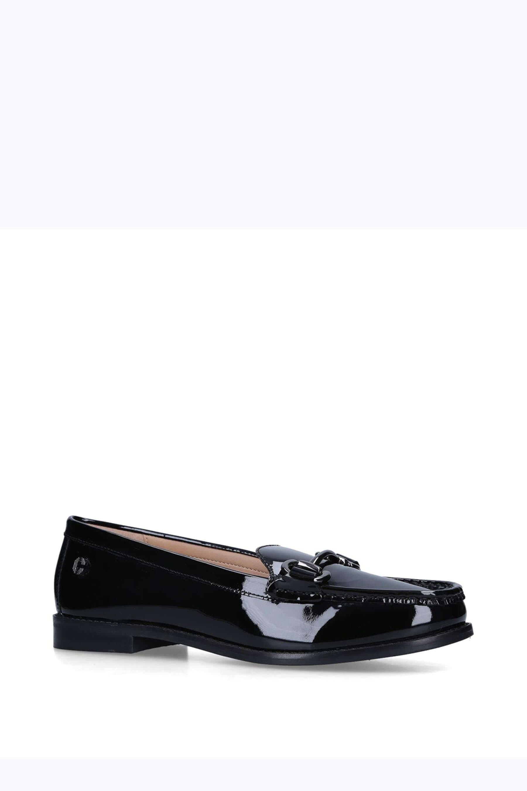Carvela Carvela Women's 'Snap' Leather Patent Flats in Black - 4