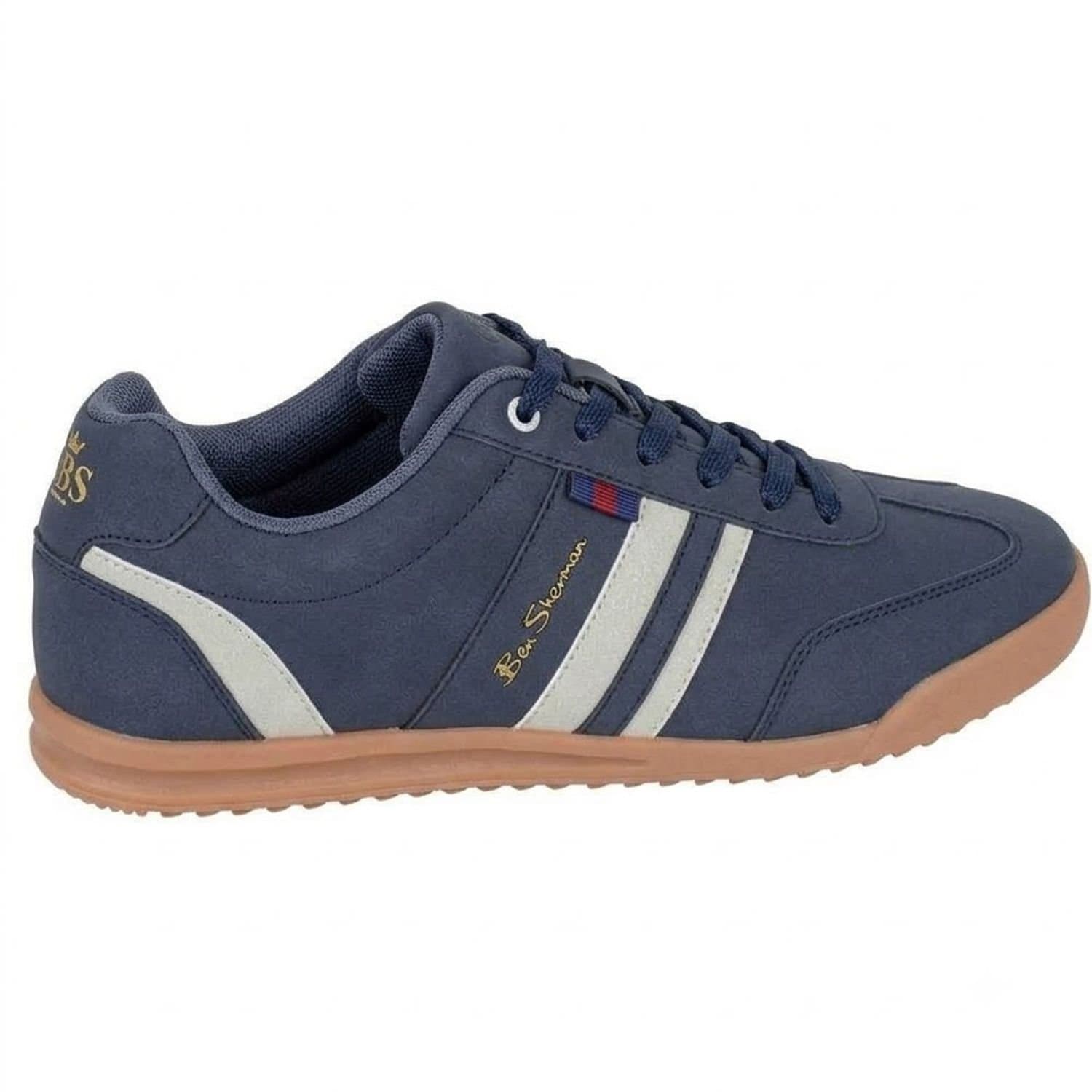 Ben Sherman Ben Sherman Men's Feedback Faux Nubuck Trainers in Navy