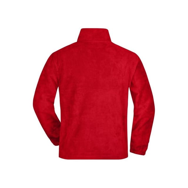 James and Nicholson James and Nicholson Men's Half Zip Fleece in Red - 3