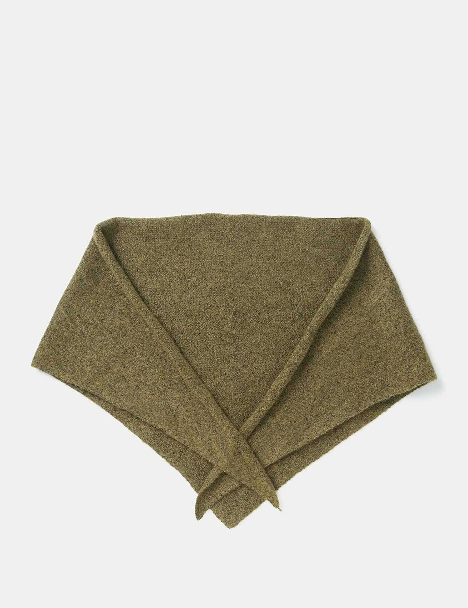 Marks & Spencer M&S Knitted Light Green Neckerchief Green