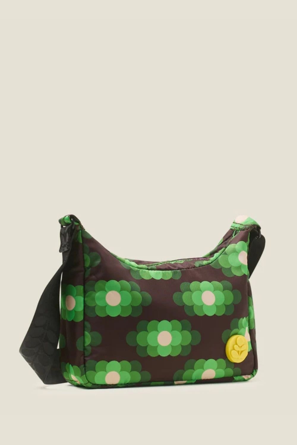 Orla Kiely Orla Kiely Women's Ratio Small Hobo Bag - Flower Haze Neon Green - 4