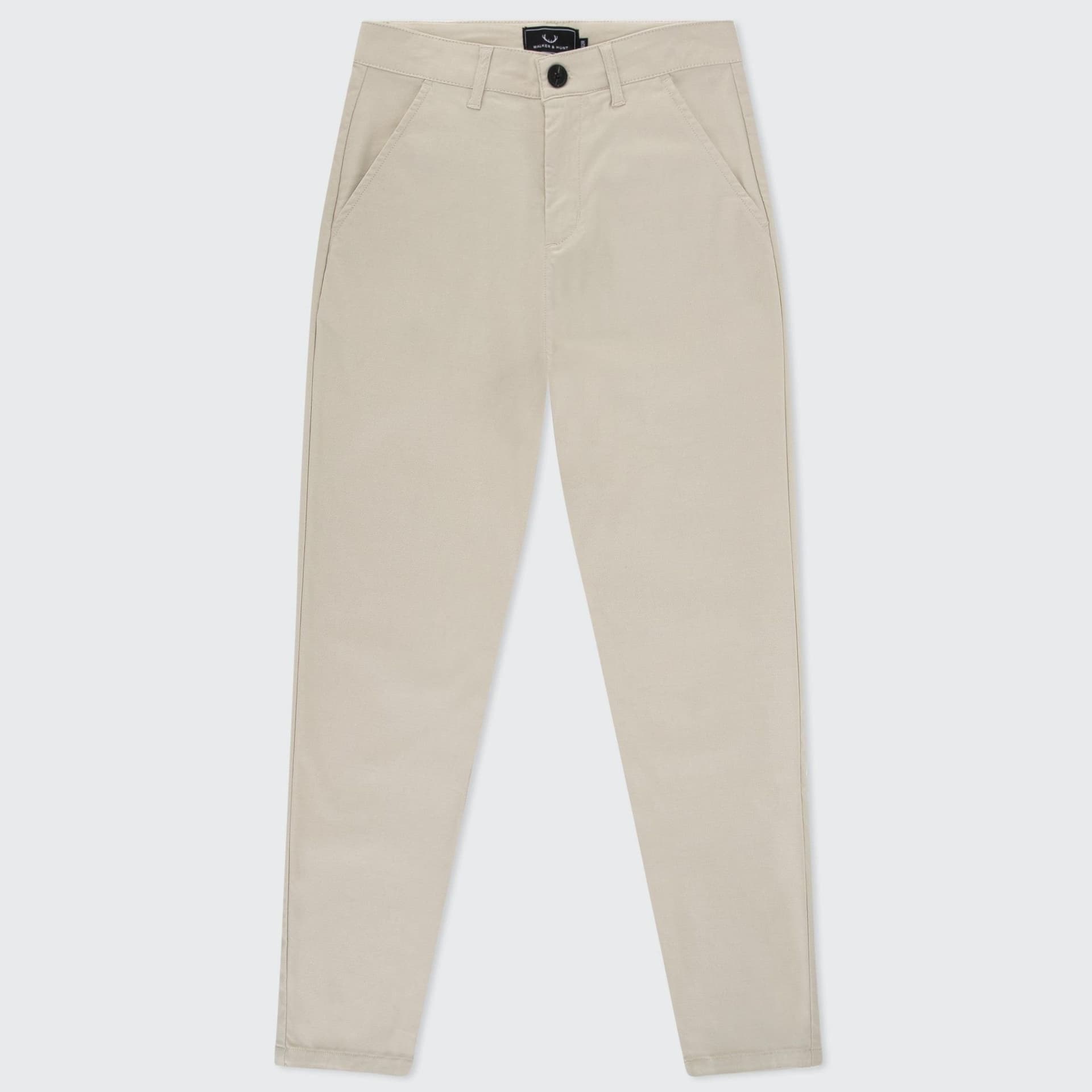 Walker & Hunt Walker & Hunt Men's Smart Pant in Stone