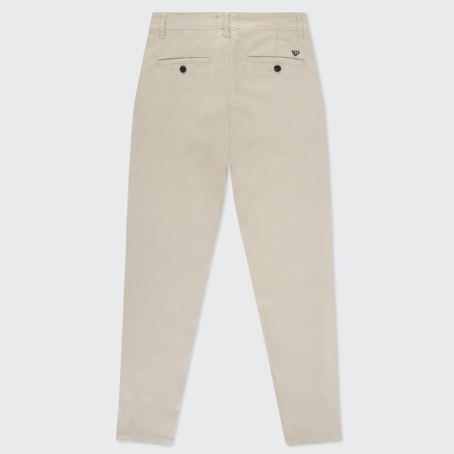 Walker & Hunt Walker & Hunt Men's Smart Pant in Stone - 2