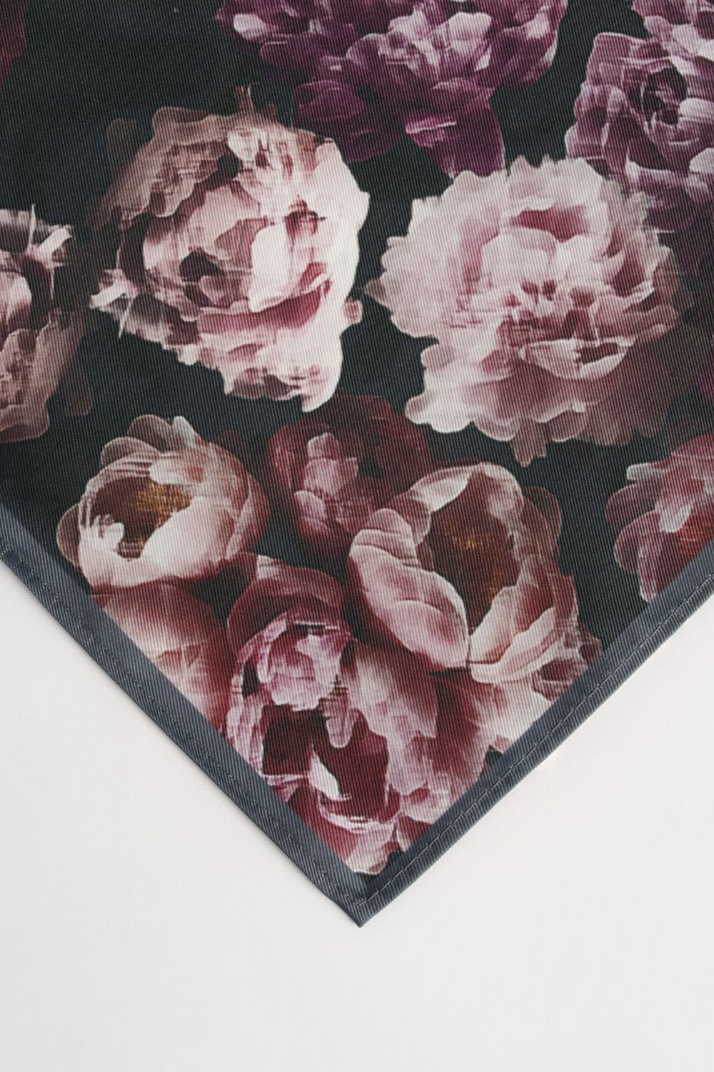 Burton Burton Men's Large Floral Print Pocket Square in Purple - 3