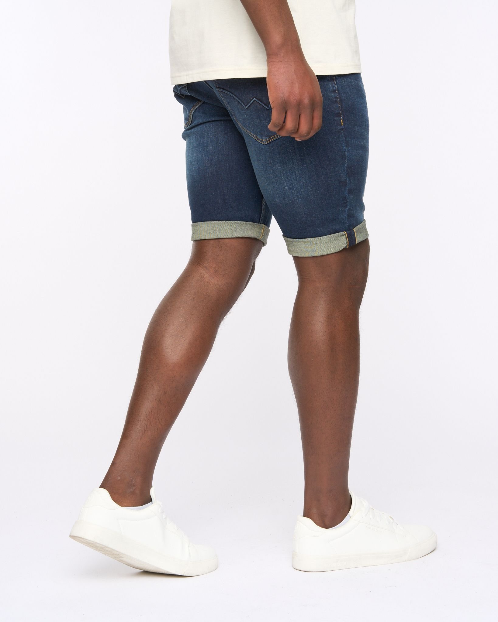 Duck&Cover Duck&Cover Men's Mustone Denim Shorts in Dark Navy - 3