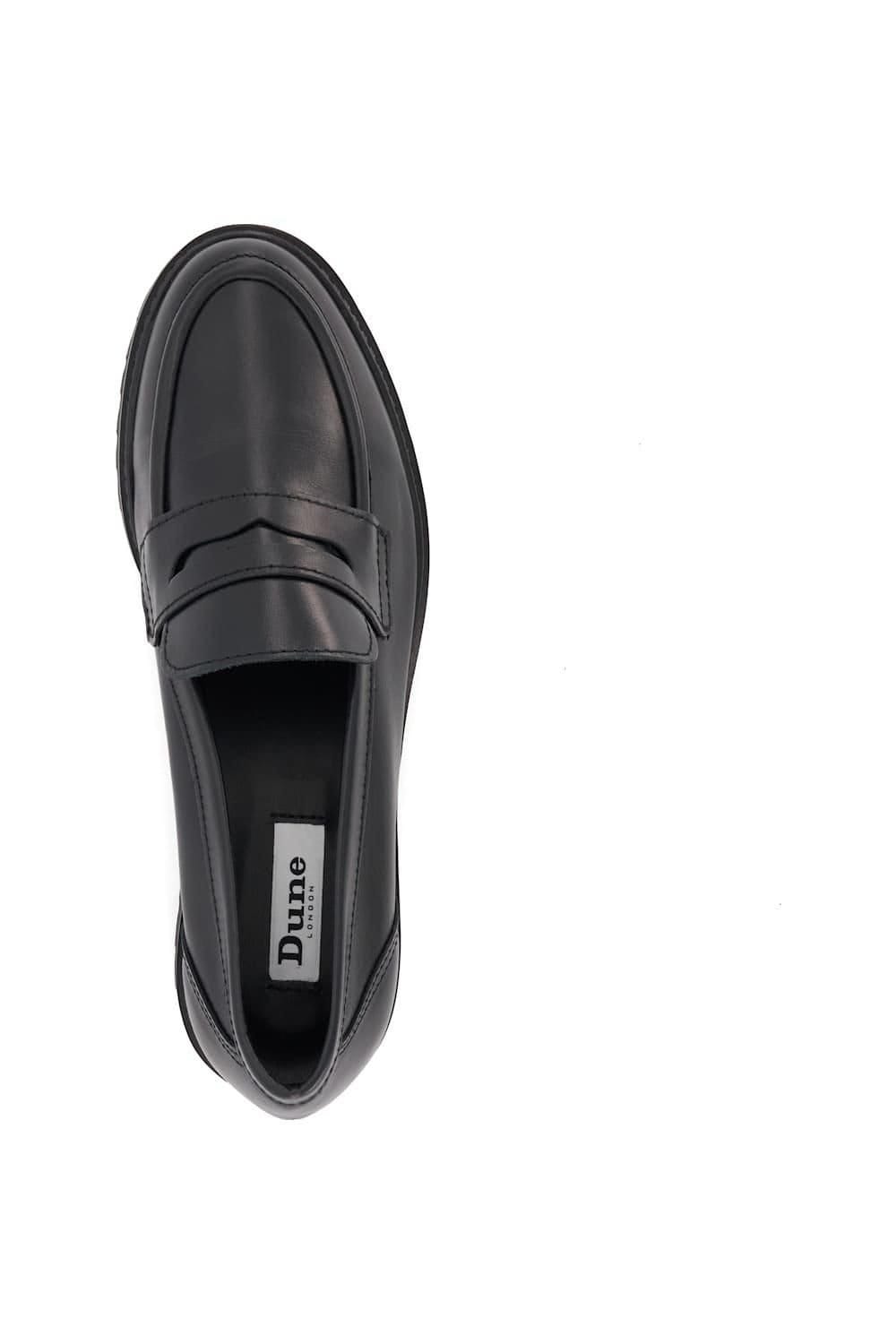 Dune London Dune London Women's 'Gild' Leather Loafers in Black - 4