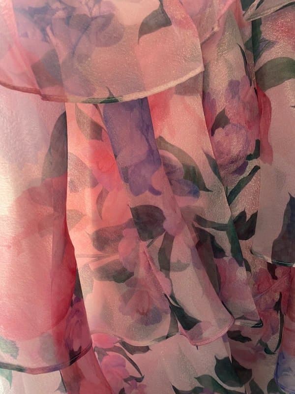 ASOS Bandeau Floral Mini Dress - ASOS luxe Size 8