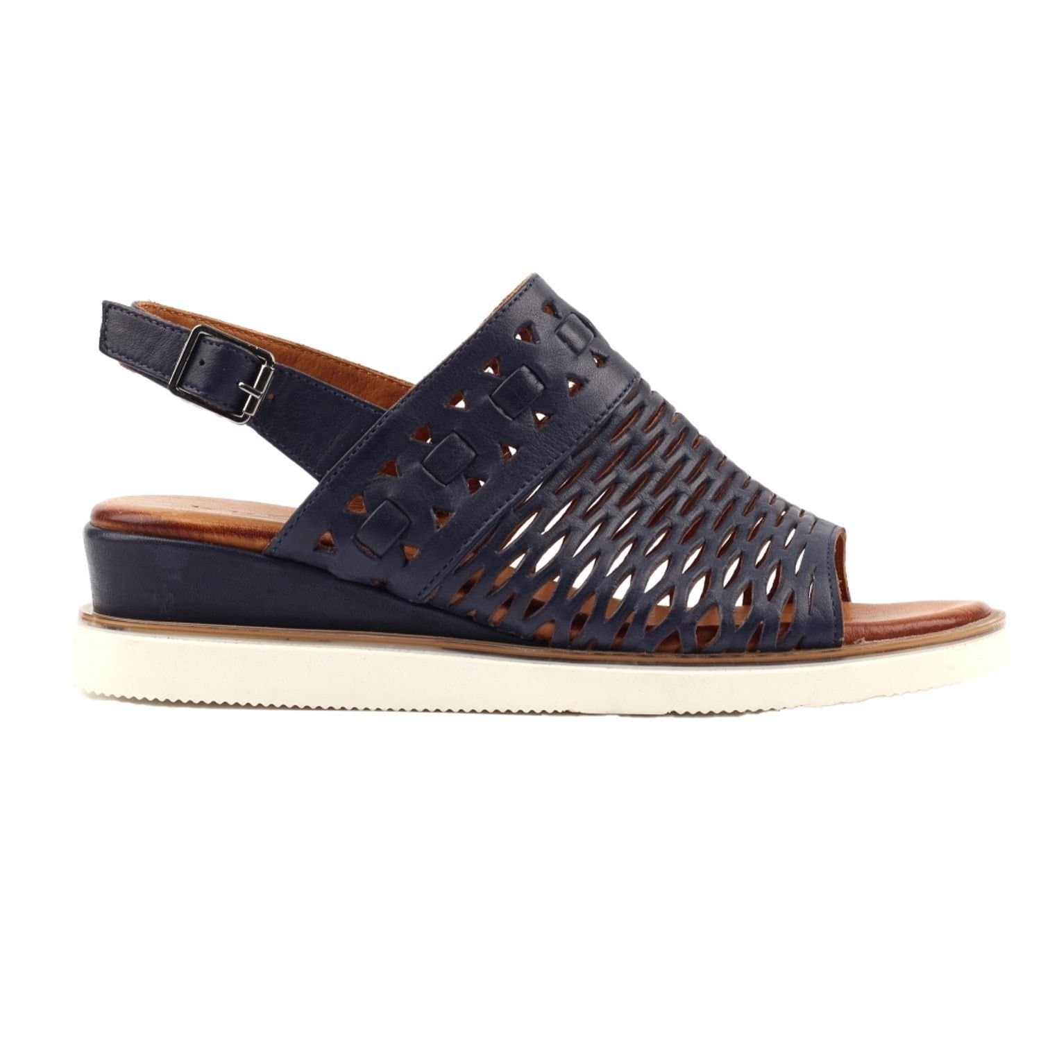 Lunar Lunar Women's Hailey Leather Sandals in Navy