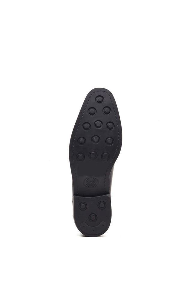 Base London Base London Men's Ascot Toe Cap Oxford Shoe in Black - 3