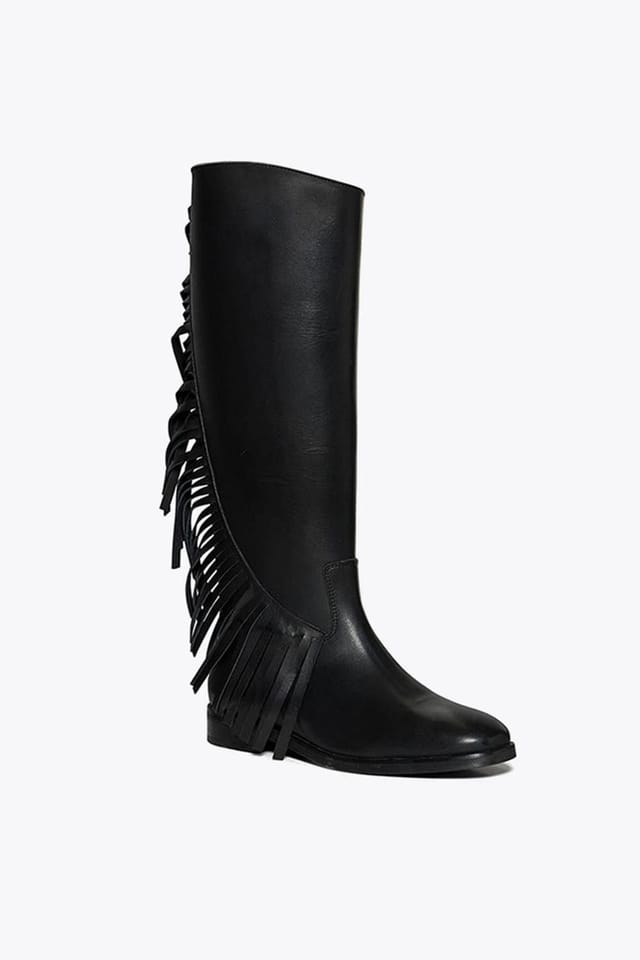 Steve Madden STEVE MADDEN Women's 'Nigella Boot Black' Leather Boots in Black - 2