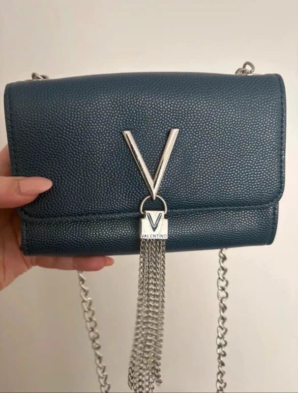 Valentino by Mario Valentino Valentino Bags Divina Crossbody Bag – Navy Blue