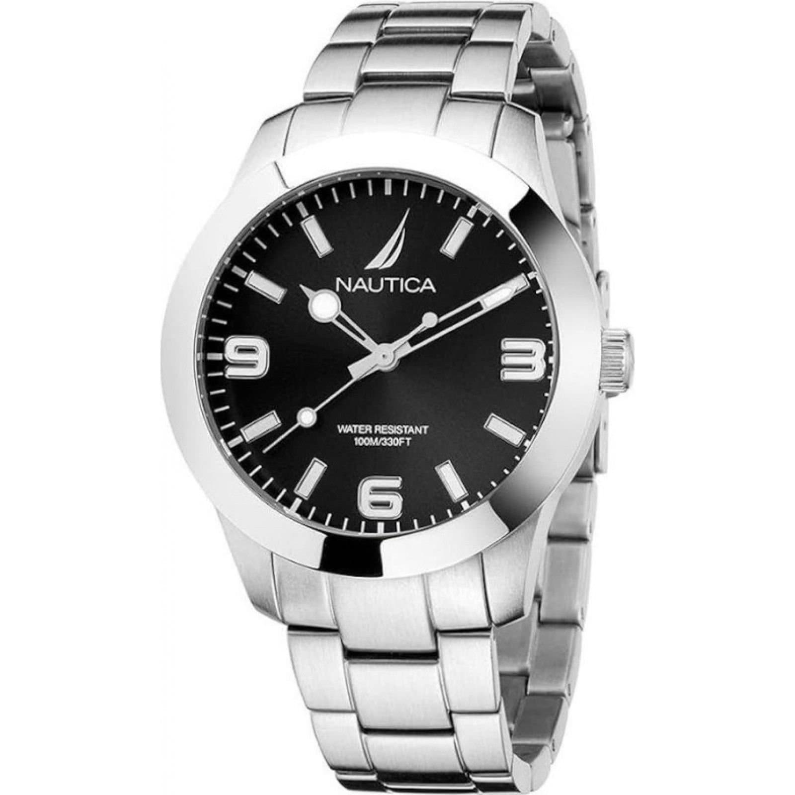 Nautica Nautica Men's NAPPBF205 Pacific Beach 42mm Quartz Watch in Silver