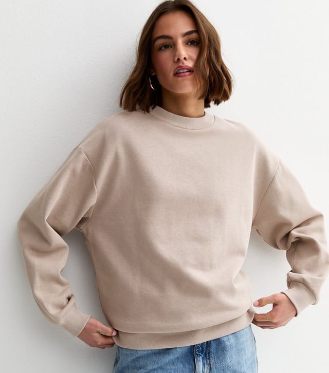 New Look Women's Mink Crew Neck Sweatshirt New Look - 3