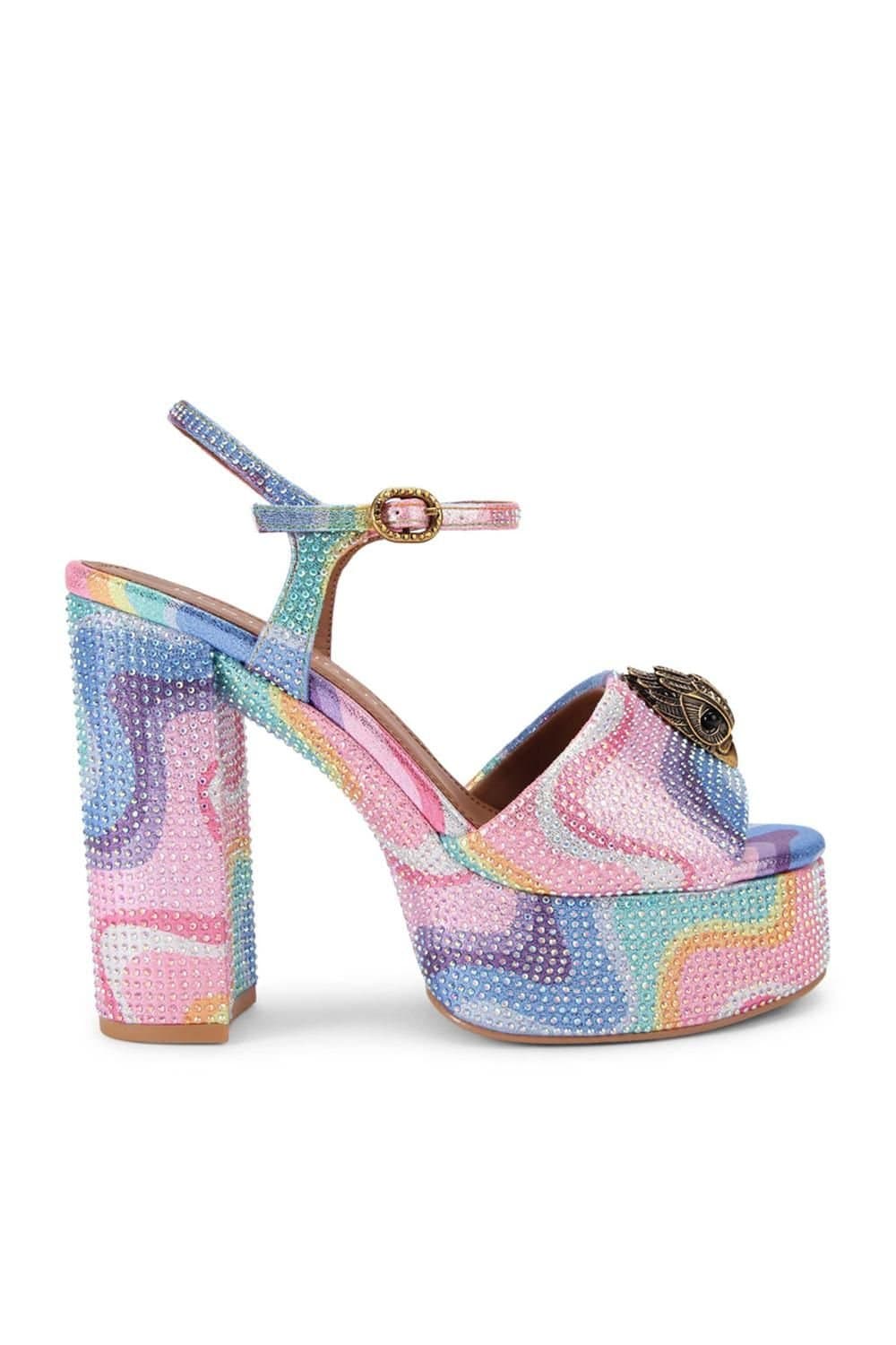 Kurt Geiger London Kurt Geiger London Women's 'Kensington Platform Sdl' Fabric Heels