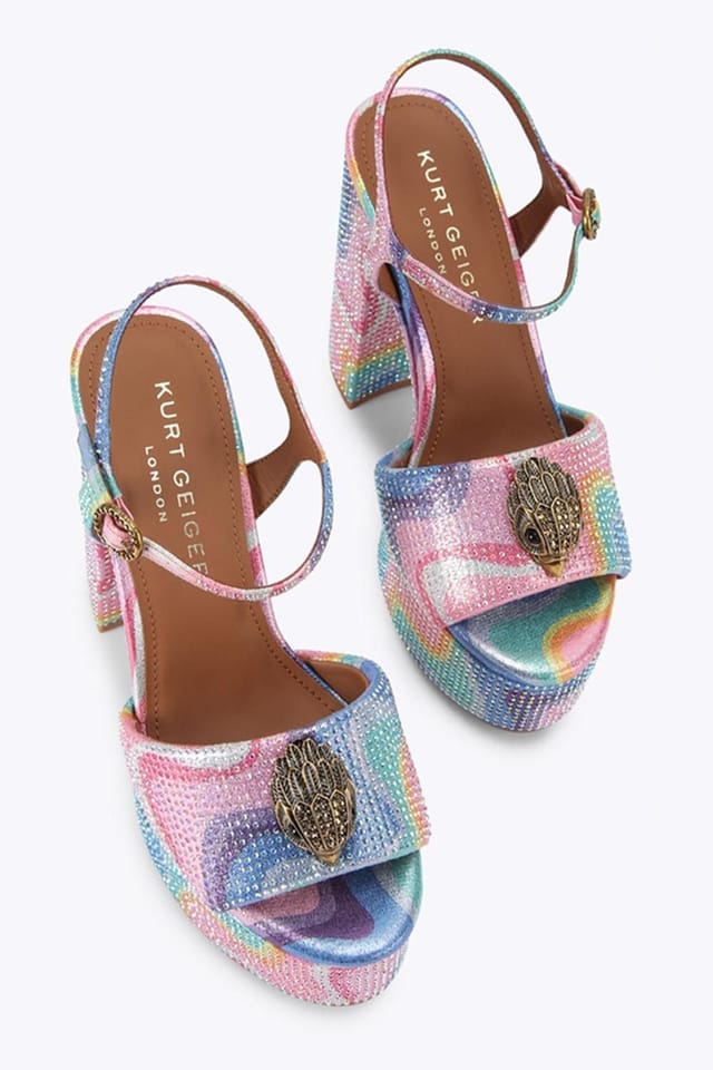 Kurt Geiger London Kurt Geiger London Women's 'Kensington Platform Sdl' Fabric Heels - 2