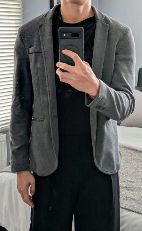 Bershka Bershka grey blazer