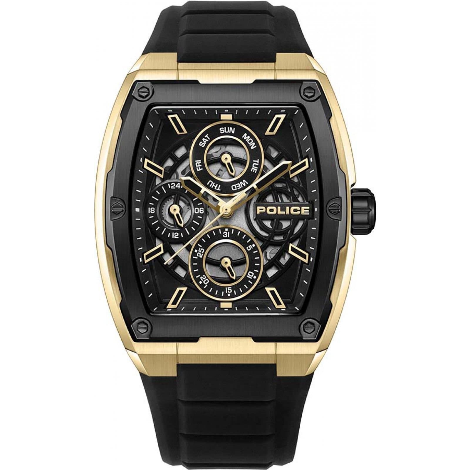 Police Police Men's PEWJQ0004540 Rebel 42mm Quartz Watch in Black
