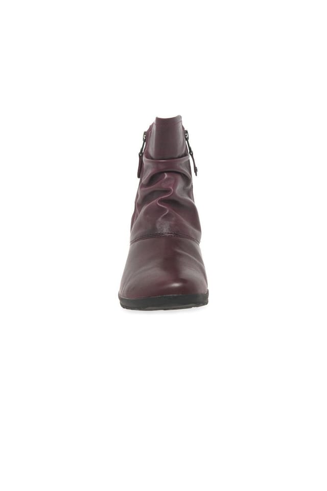 Josef Seibel Josef Seibel Women's 'Naly 24' Twin Zip Ankle Boots in Wine - 3
