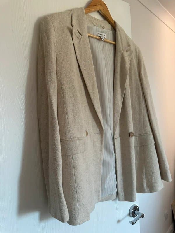 Topshop Linen blazer