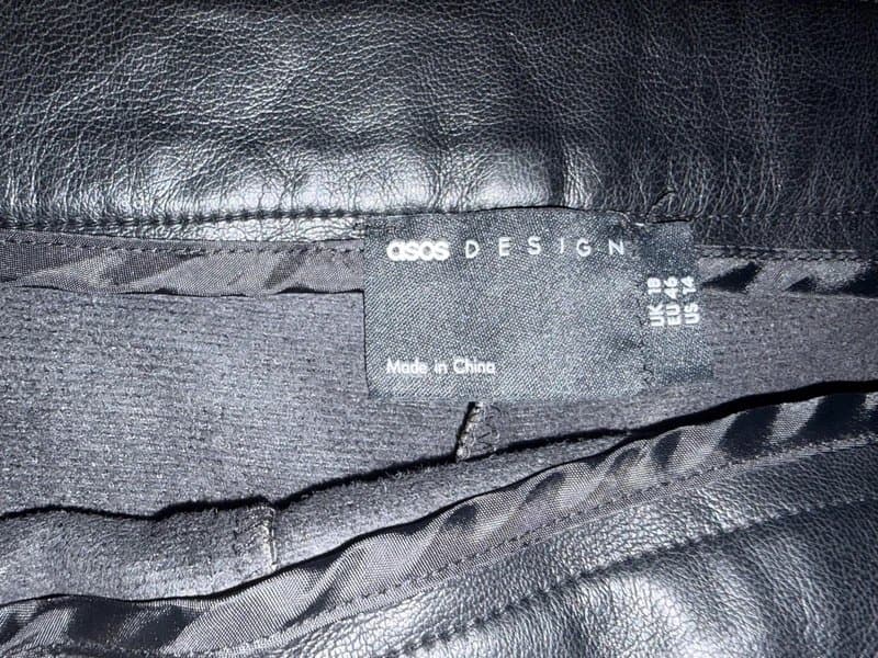 ASOS Design ASOS Leather Skort- size 18