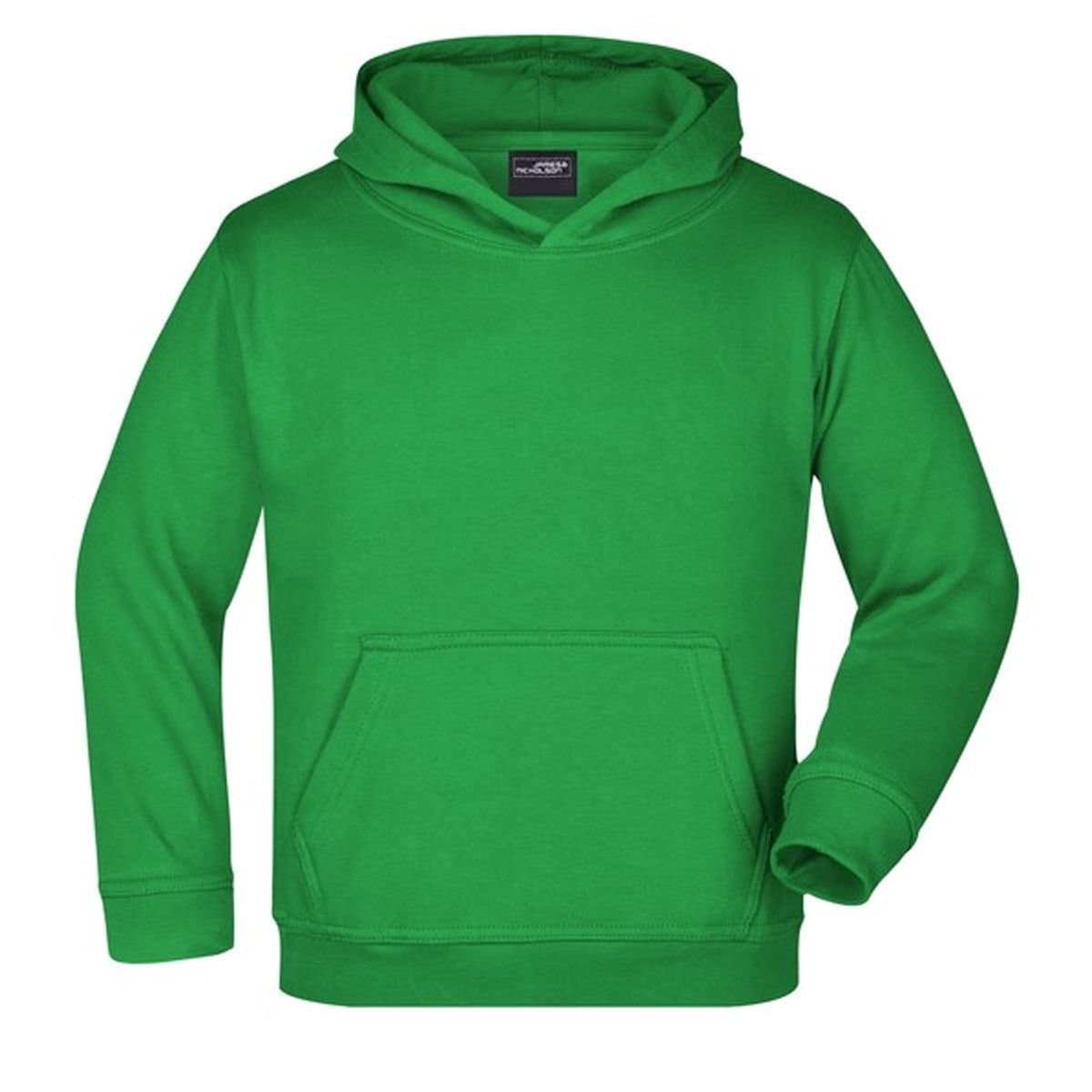 James and Nicholson James and Nicholson Men's Moisture Wicking Hoodie in Bottle Green